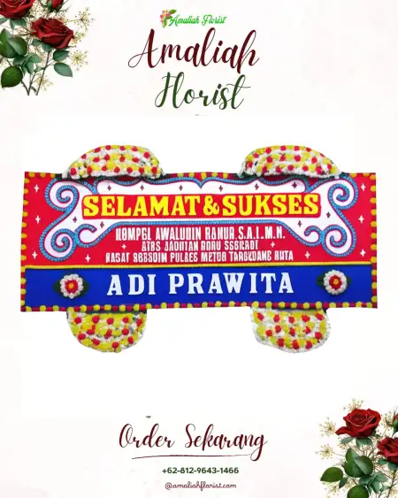Papan Bunga Ucapan Selamat Jimbar